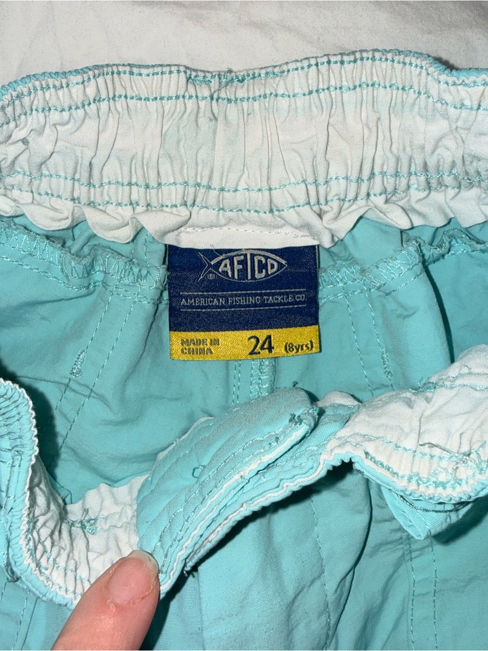 AFTCO Kids Aqua Utility Cargo Shorts - Picture 2 of 3